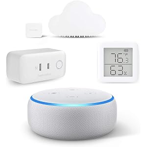 Alexaスターター福袋 5点セット(Switchbot) - スマート家電リモコン、プラグ、指スイッチ、温湿度計…
