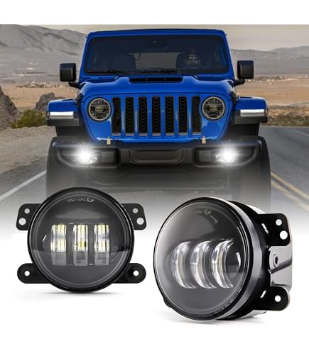 Amazon | Ranzek LEDヘッドライト 4インチ hi/loビーム 60W LED