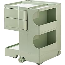 ボビーワゴン boby Trolley White リプロダクト 2段2トレイ ボビーワゴン boby Trolley White リプロダクト 2段2トレイ