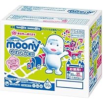 Amazon.co.jp: ムーニーおしりふき やわらか素材 詰替80枚×20個