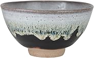 熊本千治(Chiharu Kumamoto) 朝鮮唐津飯碗 大 唐津焼 陶器(直径約12.8cm 高さ約6.7cm)