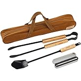 Coleman(コールマン) ボンファイアーツールセット 2000038864 アウトドア キャンプ バーベキュー BBQ 焚き火 ショベル 火ばさみ 火吹き棒 火おこし 収納ケース付き