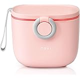 NCVI Baby Formula Dispenser with Scoop and Leveller Portable Storage Formula Containers for Travel, Non-Spill Smart Baby Milk