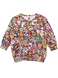 (マイファーストヒステリック) MY FIRST HYSTERIC HYSTERIC TOYLAND総柄 裏毛起毛BIGシルエットトレーナー 90cm ピンク