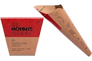 THE WOMAN'S COMPANY 20 Funnels Disposable Female Urination Device for Women Portable