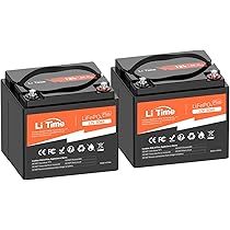 Amazon | LiTime 12V50Ahリン酸鉄リチウムイオンバッテリー 640W出力