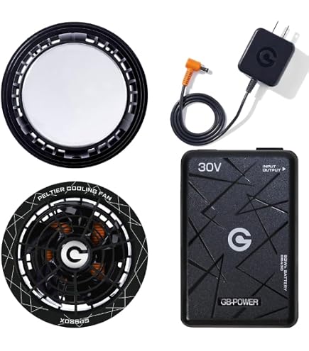 Amazon.co.jp: GB-POWER 空調ウェア用 ペルチェ ファン 一体型 GP980X