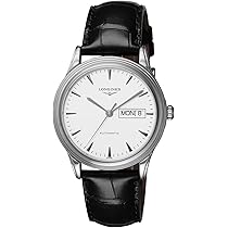 LONGINES 自動巻き腕時計 シルバー/ブラック LONGINES 新作 LONGINES ロンジン コンクエスト 腕時計 自動巻き