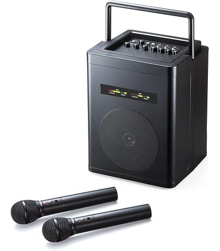 ポータブルワイヤレスアンプマイク パナソニック WX-PW82CD搭載 - アンプ