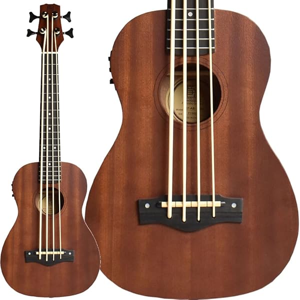 Amazon.co.jp: 音音 UB-1/FL Natural Mahogany ウクレレベース 