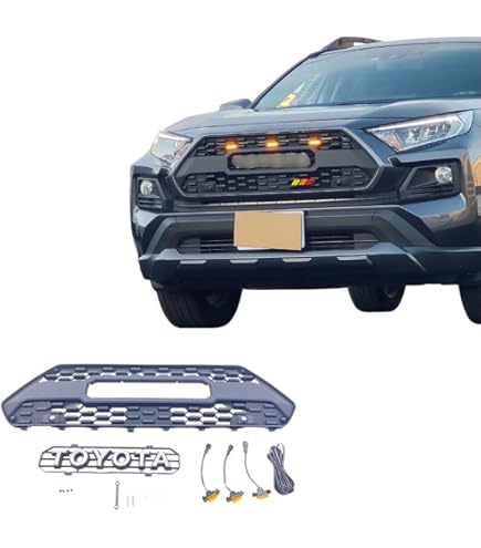 Amazon | RAV4 50系 ラプターグリル カメラ無/TOYOTA エンブレム