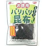 なとり お徳用パリパリ昆布 23g×5袋【エネルギー49kcal 脂質0.3g 炭水化物10.3ｇ(糖質 0.6ｇ 食物繊維 9.7ｇ) ※1袋当たり】