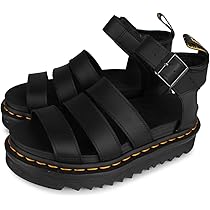 Dr. Martens ブラック サンダル 厚底 ドクターマーチン Dr.Martens サンダル レディース 厚底 VOSS