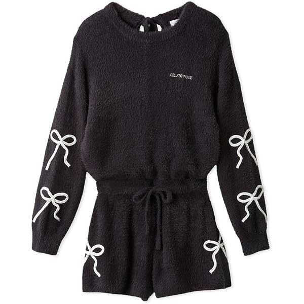 Amazon | [ジェラート ピケ] 【HALLOWEEN】リボンフェザーロングパンツ