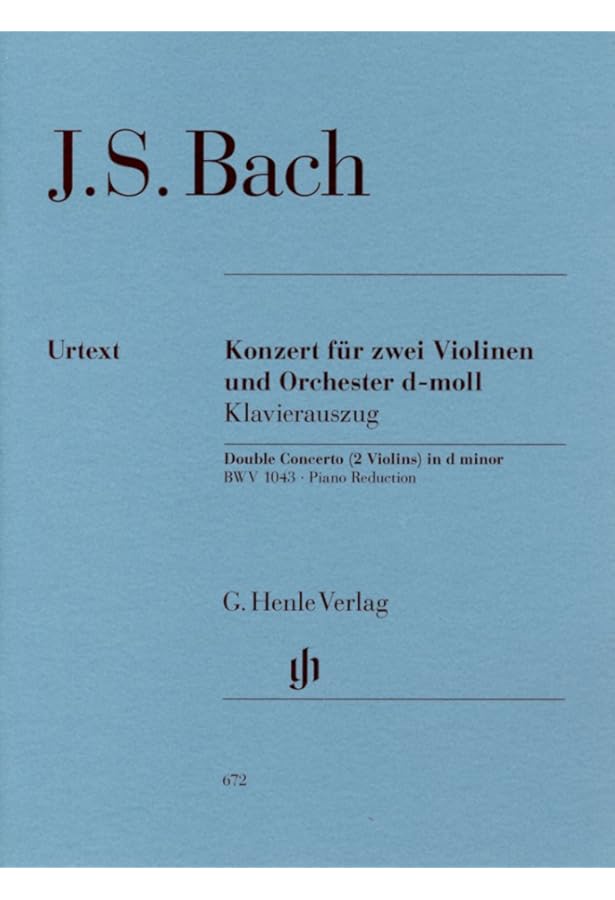 バッハ, J. S.: 2本のバイオリンと管弦楽のための協奏曲 ニ短調 BWV