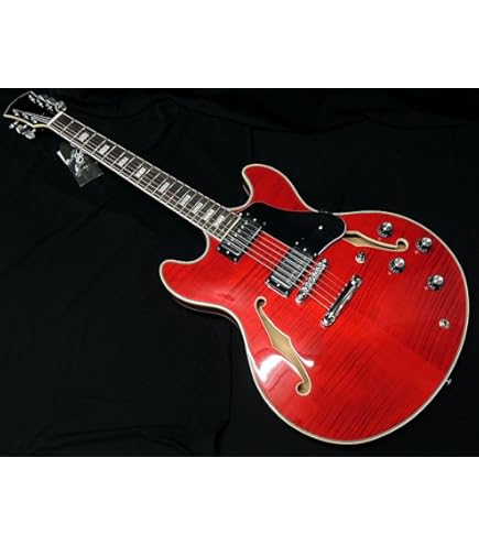 Amazon | Sire Larry Carlton H7 STR (See Through Red) セミアコ