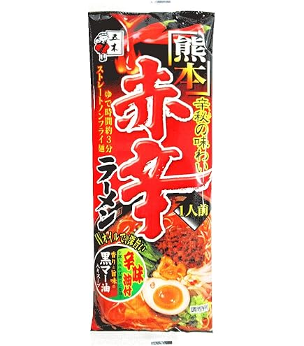 Amazon.co.jp: 五木食品 熊本赤辛ラーメン 114g×20袋 : 食品・飲料・お酒