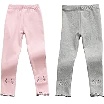 Amazon | [VIISEN] 女の子 10分丈 レギンスパンツ 2枚セット スパッツ 