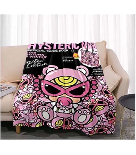 hysteric ヒスミニ　ブランケット MINI FACE シェニールブランケット（おくるみ）｜HYSTERIC MINI