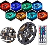 2PCS 50CM 100CM 5050 USBパワードRGBカラーチェンジLEDストリップコンピュータTV PCバックライトキットDC5V