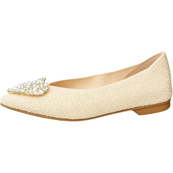 Amazon | [ダイアナ] cumuu cumuu ローヒール・フラットシューズ 白