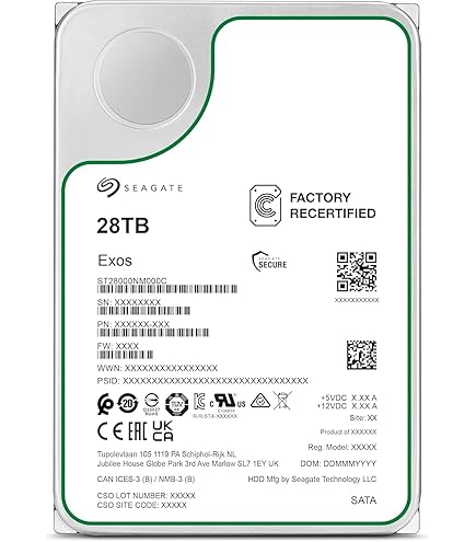 Amazon | Seagate Exos X22 22TB 3.5インチ SAS 12GB/s HDD/ハード