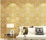 Ayzr 3 次元の壁紙壁紙部屋部屋ダイニングルームの壁紙の壁紙、黄