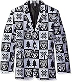 NFL Oakland RaidersメンズパッチUglyビジネスジャケット、サイズ50 / XXL