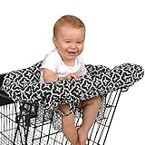 Black Lattice Shopping Cart and Highchair Cover - 100% Cotton Design by Balboa Baby