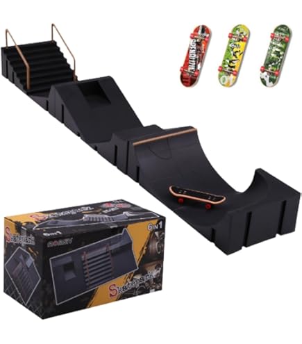 Amazon.co.jp: ミニフィンガースケートボードランプアクセサリーセット
