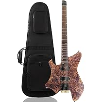 Amazon | EART GW2L ヘッドレス・エレクトリック・ギター