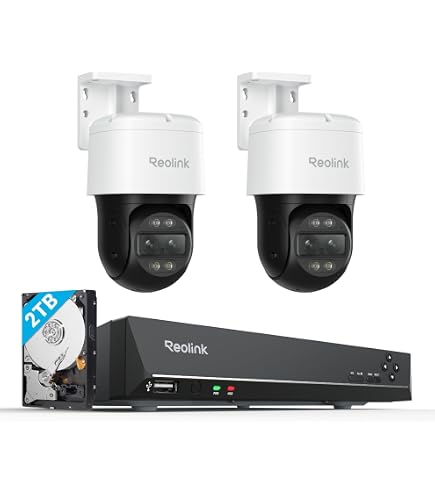 Amazon.co.jp: REOLINK 防犯カメラセット 12MP PoE RLC-1224A×2+RLN8