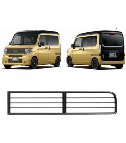 Amazon | N-VAN JJ1 JJ2 フロントグリルカバー (+スタイル系/ファン