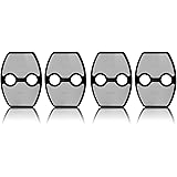 適合多数 トヨタ 汎用 ドア ロック ストライカー カバー アルミプレート付き Aタイプ 4枚 20系 アルファード ヴェルファイア 30系 プリウス ハリアー等