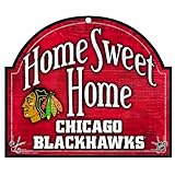 WinCraft Chicago Blackhawks " Home Sweet Home " Wood Sign