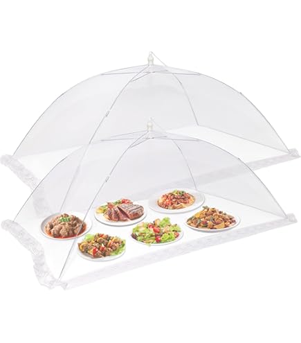 Mesh Food Cover, JULBEAR 2Pcs Tent Umbrella Food Screen Covers For - View #9