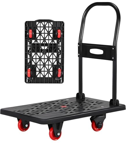 Amazon.co.jp: キャリーカート 台車 折りたたみ 軽量 運搬台車 72×47cm
