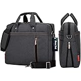 DouDai PCバッグ パソコンバッグ ビジネスバッグ ショルダーバッグ レディース メンズ 手さげバッグ PC収納カバン ノートパソコン 衝撃吸収PCケース 通勤 通学 出張 旅行 マチ調整可 タイプ有り 防水 13/14/15/17インチPC対