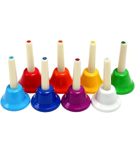 Amazon | ウチダ・ミュージックベル 単音【シルバー：高E】ハンドベル