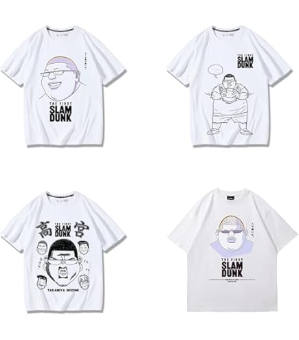 AKTR スラムダンクコラボ半袖Tシャツ スラムダンク SLAM DUNK 半袖Tシャツ（桜木花道 ブラック） XL