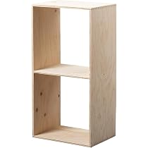 Amazon｜オープンシェルフ あられ組 スリム2 収納箱 木箱 完成品 収納