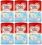 Cow&Gate（カウ&ゲート） 乳児用粉ミルク 【0~6カ月の食欲旺盛な赤ちゃん向け】 900g x 6