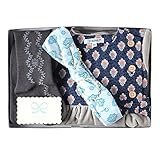 ソレイアード SOULEIADO リボンワンピース+タイツ80~90cm+ヘアバンド ギフトセット ベージュ80cm 6327