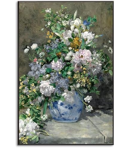 Amazon.co.jp: ピエール＝オーギュスト・ルノワール 春のブーケ 春の