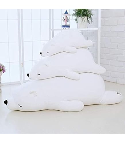 Amazon.co.jp: シロクマ 抱き枕 プレミアム ねむねむ くま とろける