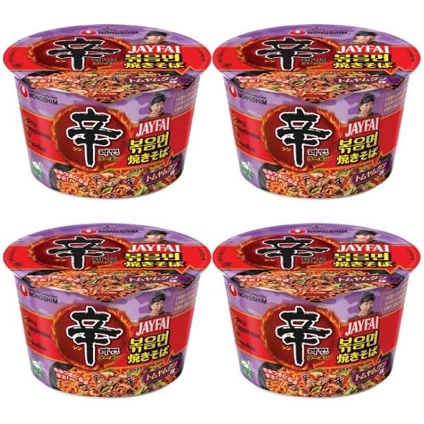 Amazon.co.jp: 【4個おまとめ買い】辛ラーメン トムヤムクン トムヤム