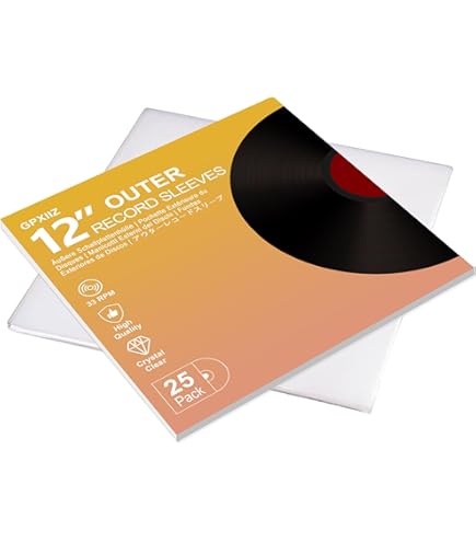 Amazon.co.jp: 7インチ（EP）レコード薄紙インナースリーブ(内袋)穴