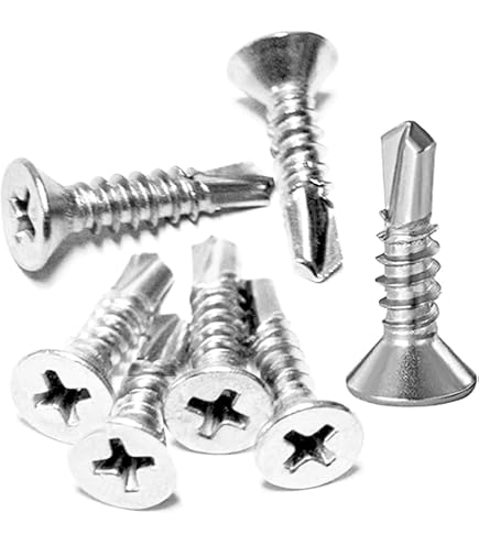 Amazon | 4x16mm ピアスビス(皿頭/ｽﾃﾝﾚｽ/1000本) | セルフドリル
