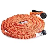 引き戻し可能な水パイプウォッシュパイプ水スプレーパイプ3倍延長オレンジ50フィート