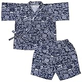 こぐまちゃん甚平 (90/ネイビー) 【KC-KAK-K053】 子供用